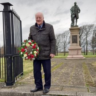 Wreath-laying Irvine Moor 28th Jan